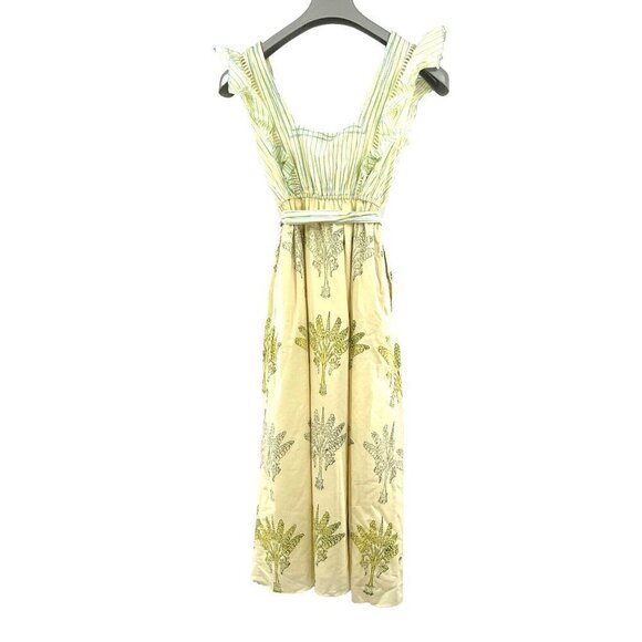 Ash & Eden Anthropology Santi Sleeveless Midi Dress Women's XS Sleeveless - Picture 3 of 14